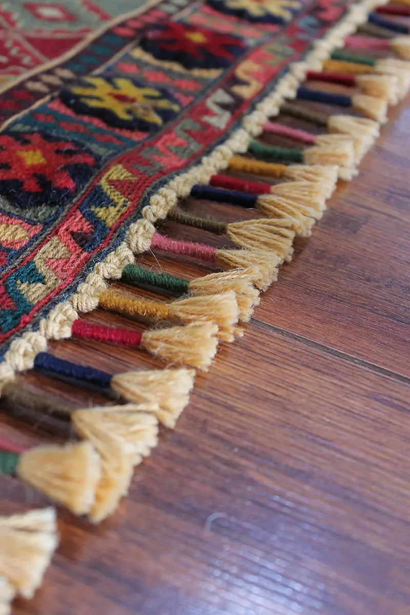 El Dokuma Afgan Berceste Yün Kilim