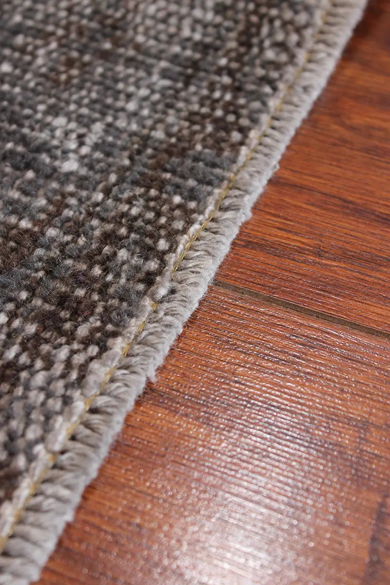 El Dokuma Kahve Vintage Halı