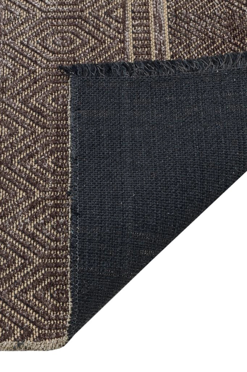 Apex Gloria 4005 Jüt Dokuma Kahverengi Makine Dokuması Kilim