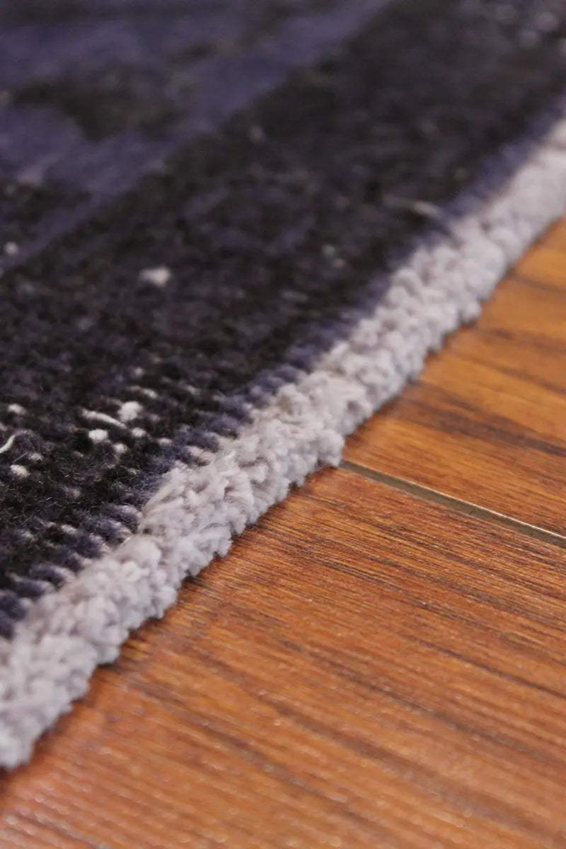 El Dokuma Mor Vintage Halı