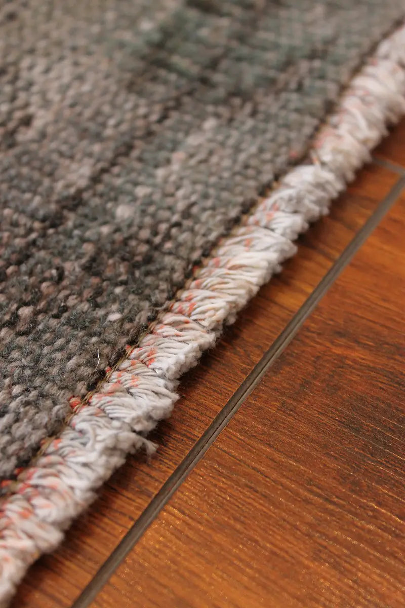 El Dokuma Kahve Vintage Halı