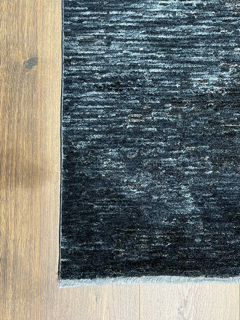 Woolknot Ametist Vintage Desen Antrasit Makine Halısı