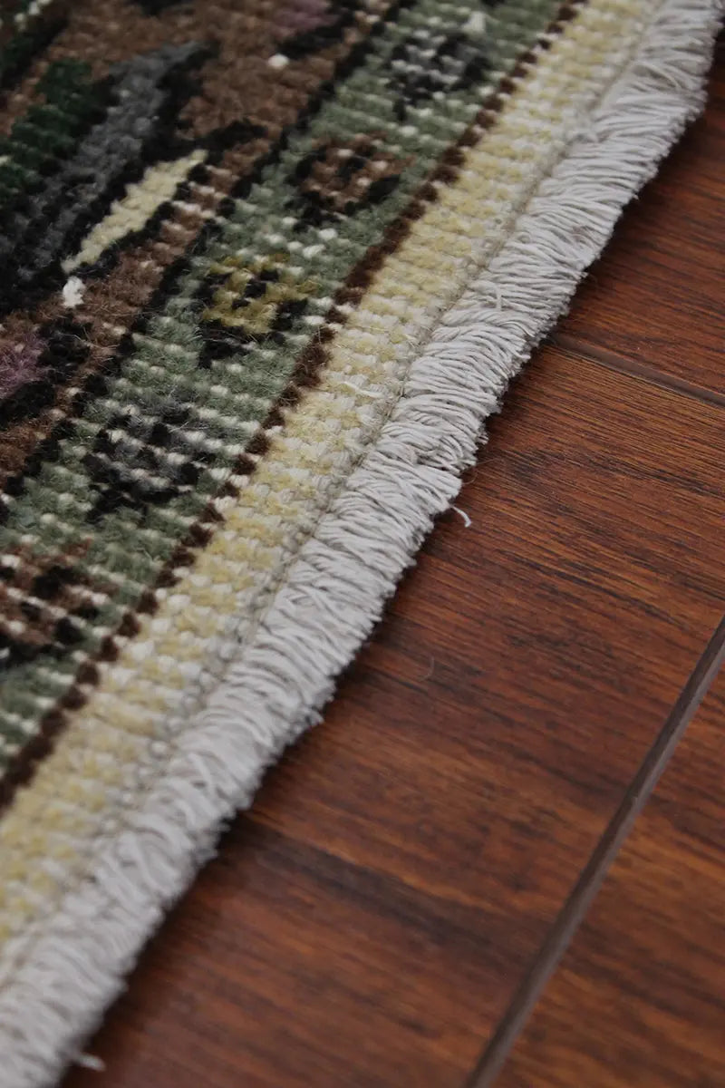 El Dokuma Natural Vintage Halı