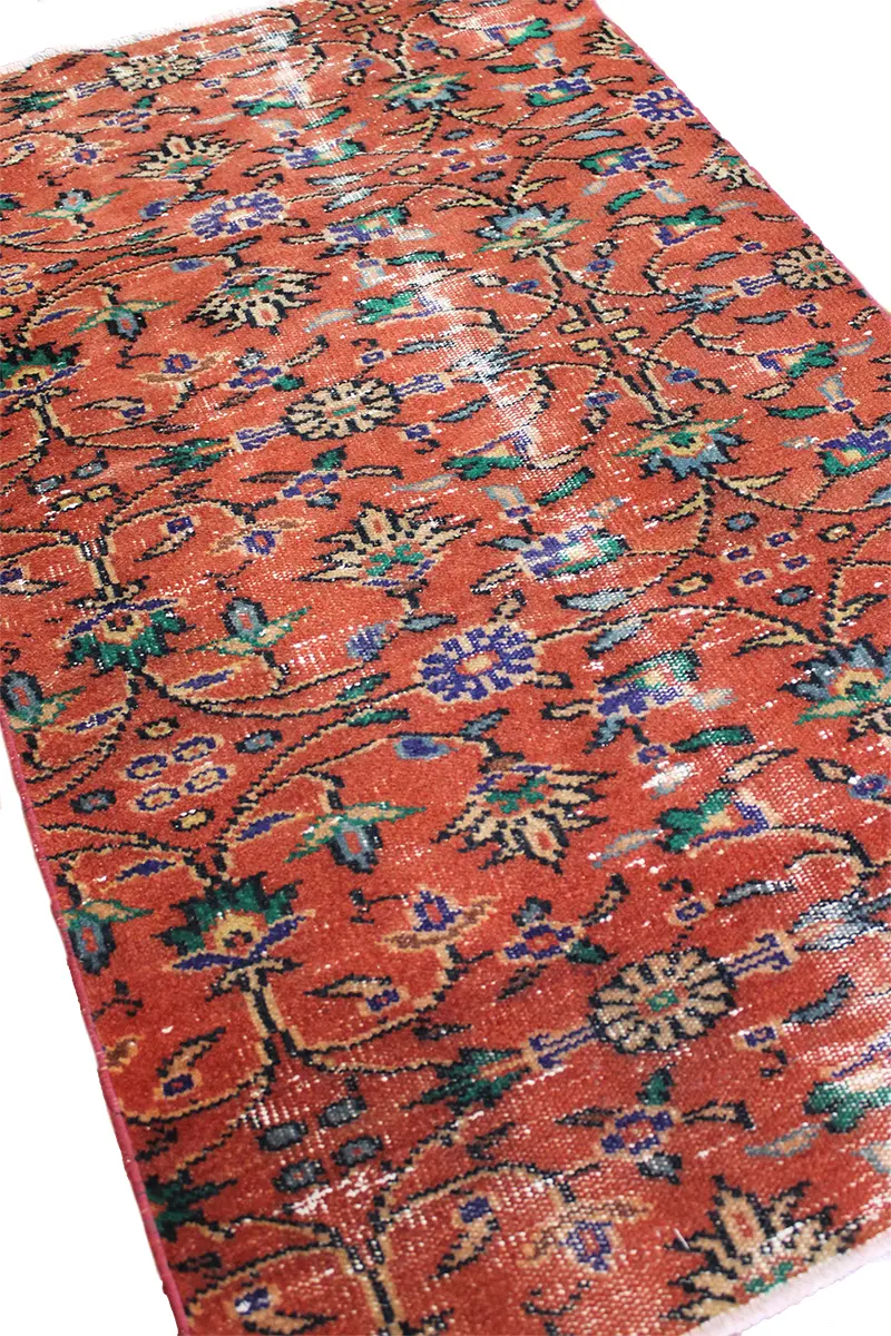 El Dokuma Natural Vintage Halı