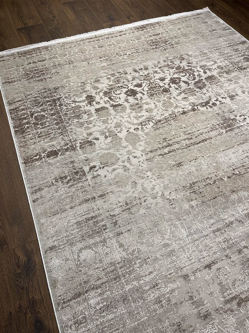 Elegance Serisi Bej Bambu Özel Tezgah Halısı