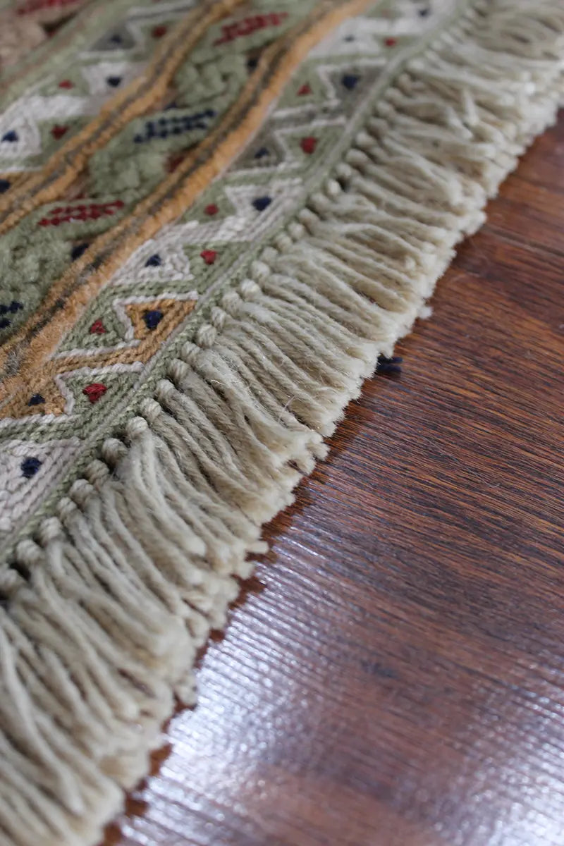 El Dokuma Afgan Berceste Kahve Yün Kilim