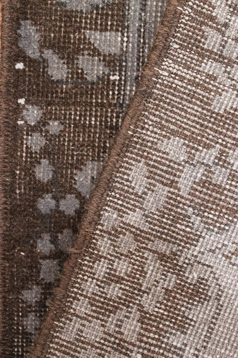 El Dokuma Kahve Vintage Halı