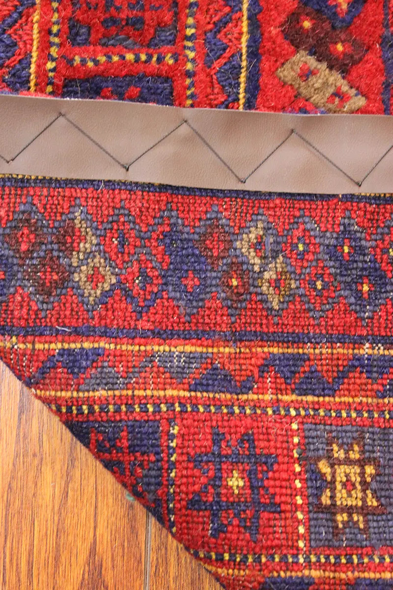 El Dokuma Afgan Berceste Bordo Yün Kilim