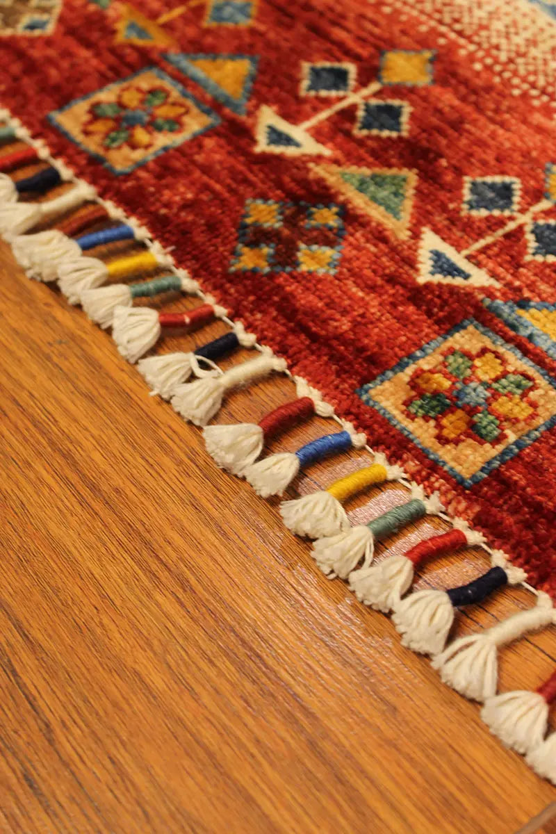 Anadolu Şal Desen Yün El Dokuma Halı