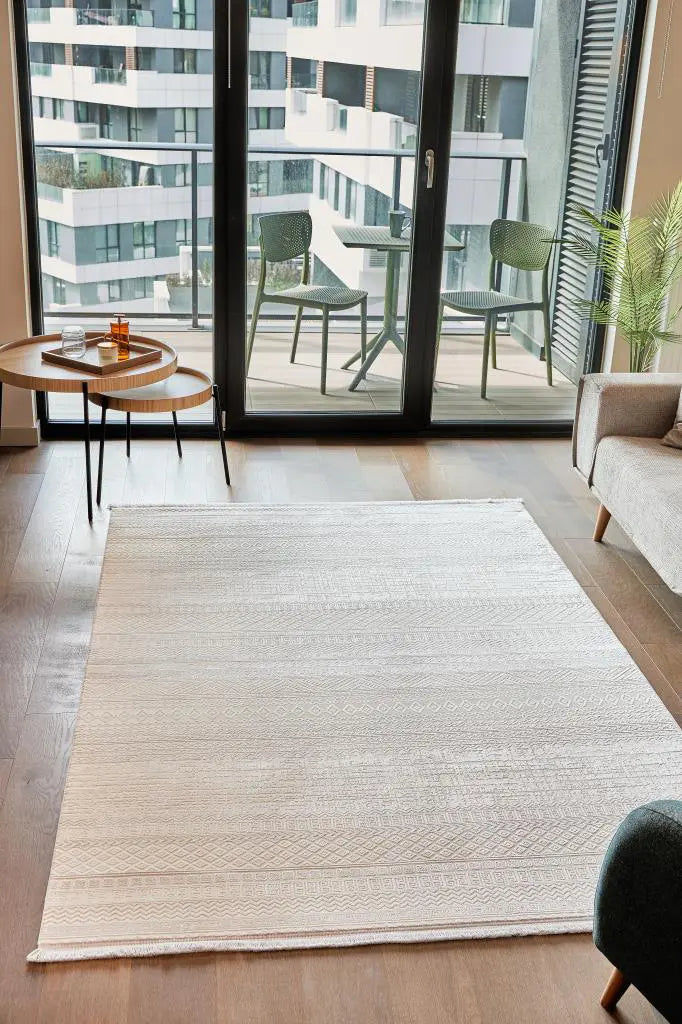 Apex Calista 1721 Gri Viskon Özel Tezgah Halısı