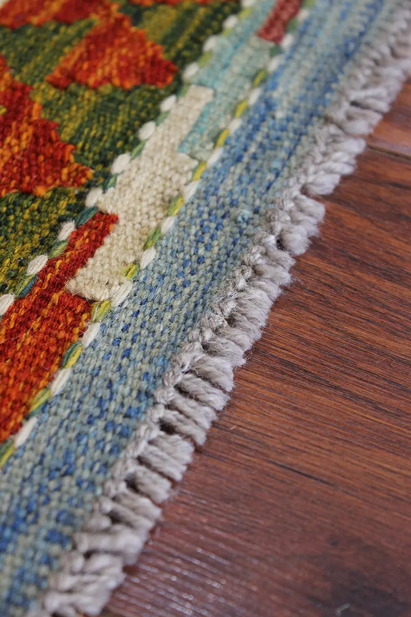 Natural El Dokuma Yün Afgan Kilim