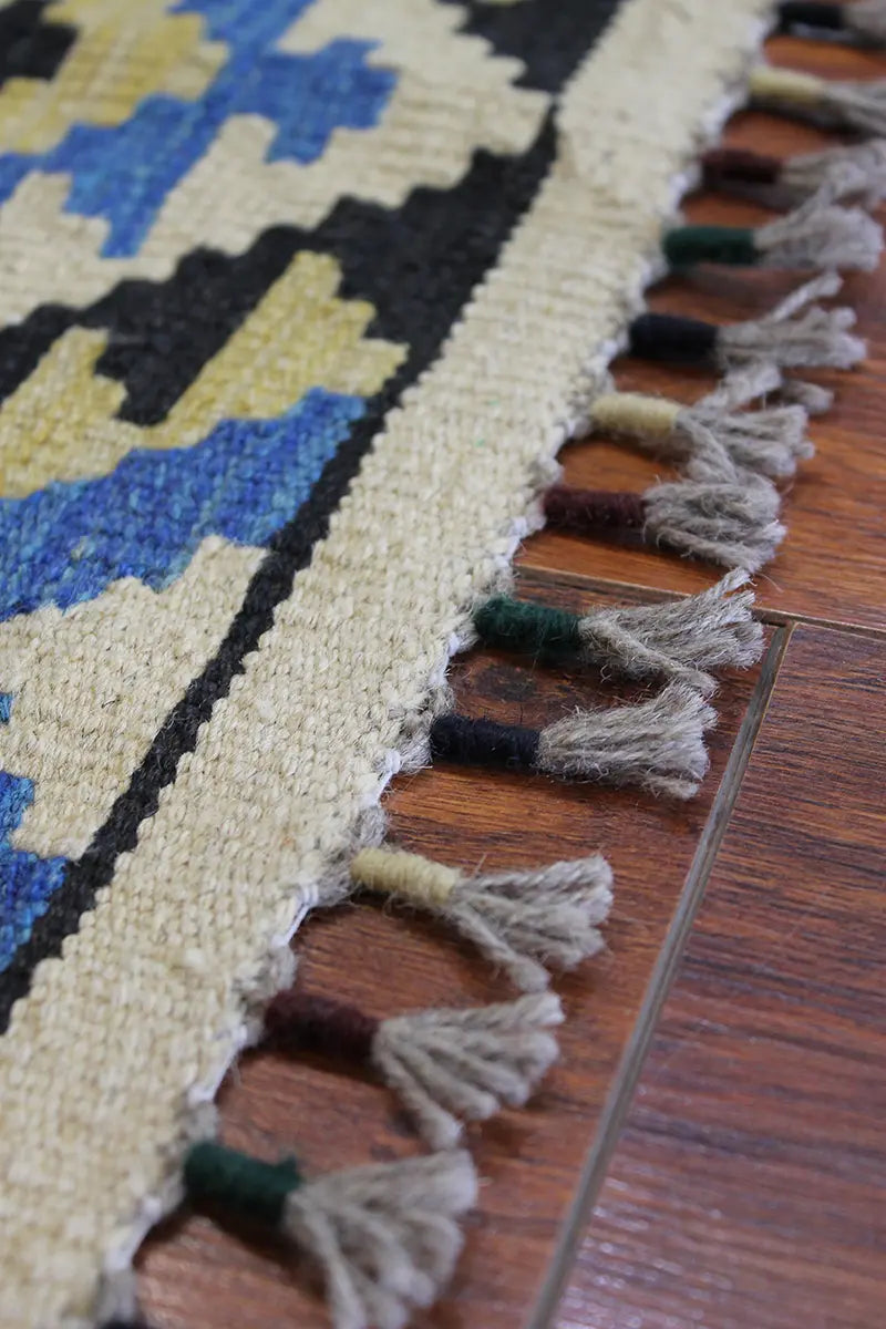 Natural El Dokuma Yün Afgan Kilim