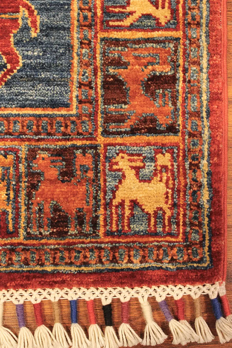 Anadolu Şal Desen Yün El Dokuma Halı