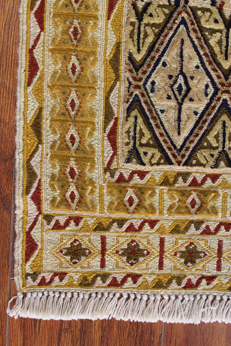 El Dokuma Afgan Berceste Bej Yün Kilim