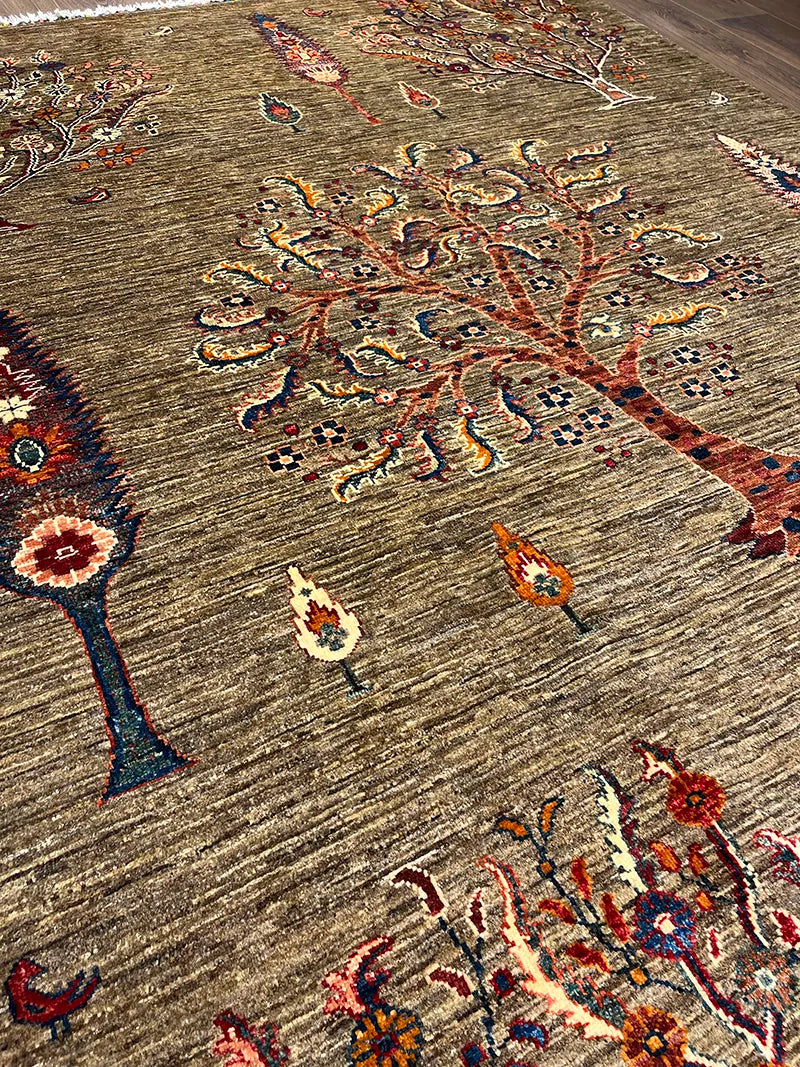 Anadolu Şal Desen Yün El Dokuma Halı