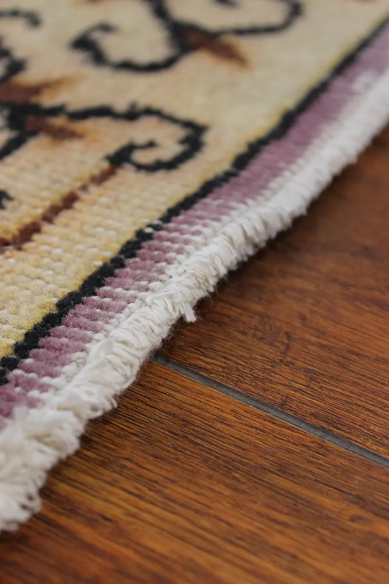 El Dokuma Natural Vintage Halı