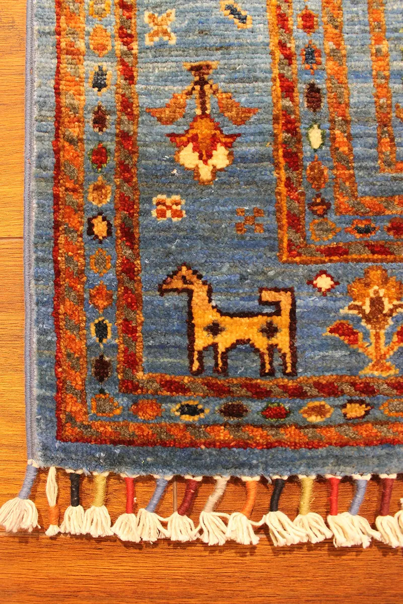 Anadolu Şal Desen Yün El Dokuma Halı Yolluk