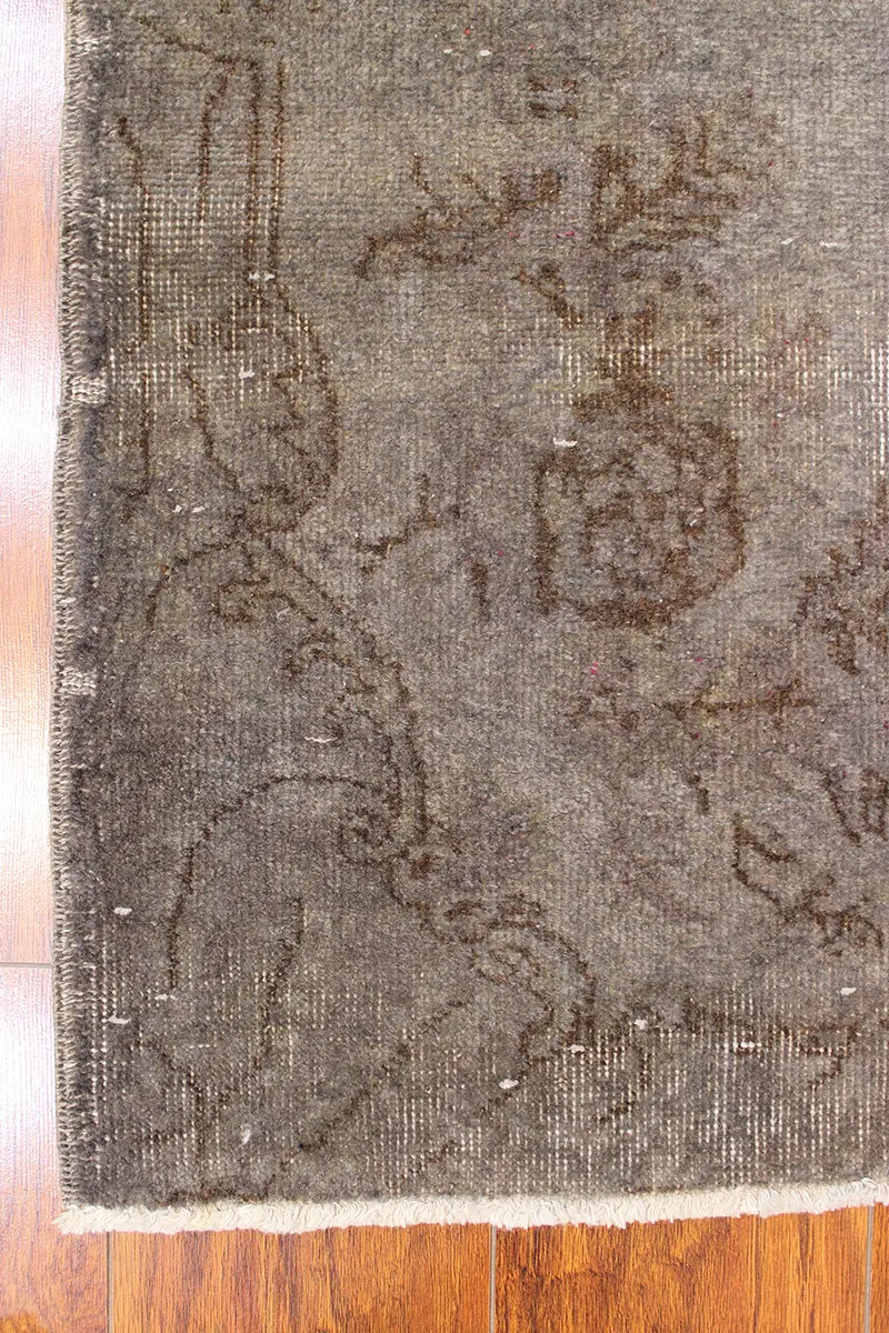 El Dokuma Kahve Vintage Halı