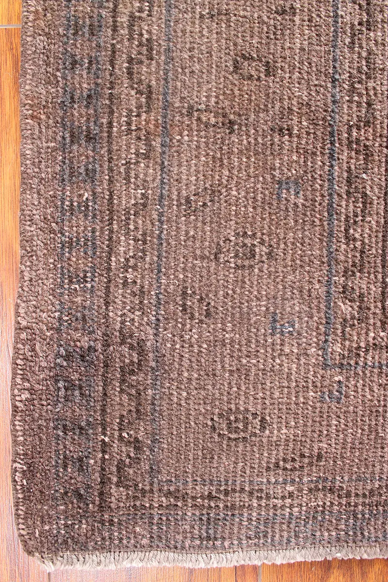 El Dokuma Kahve Vintage Halı