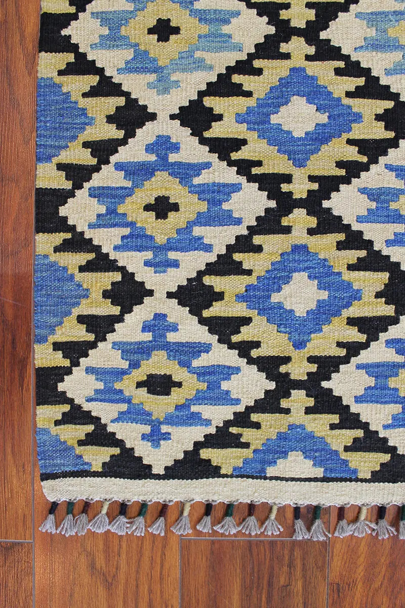 Natural El Dokuma Yün Afgan Kilim
