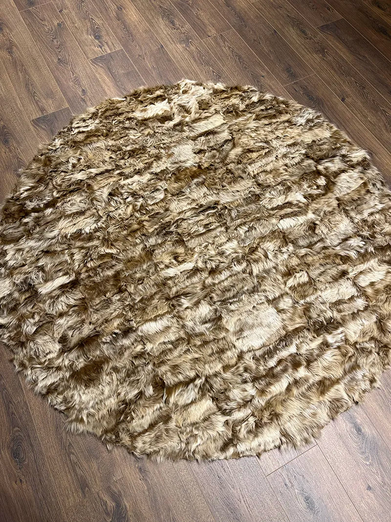 Toscana Serisi Sade Desenli Deri Post Halı