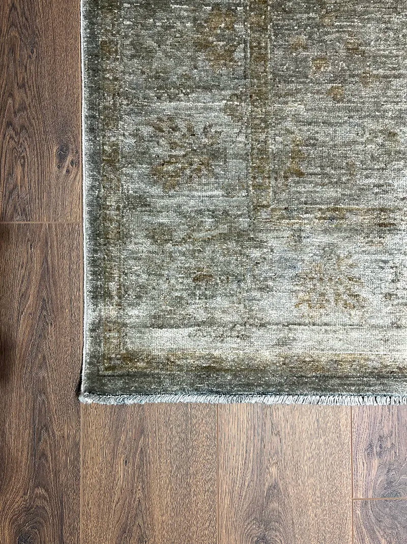 Overdye Serisi Eskitme El Dokuma Kahve Halı