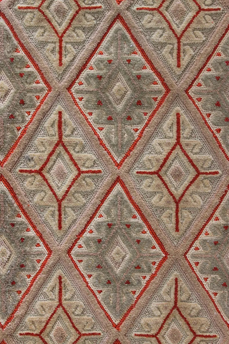 El Dokuma Afgan Berceste Bej Yün Kilim