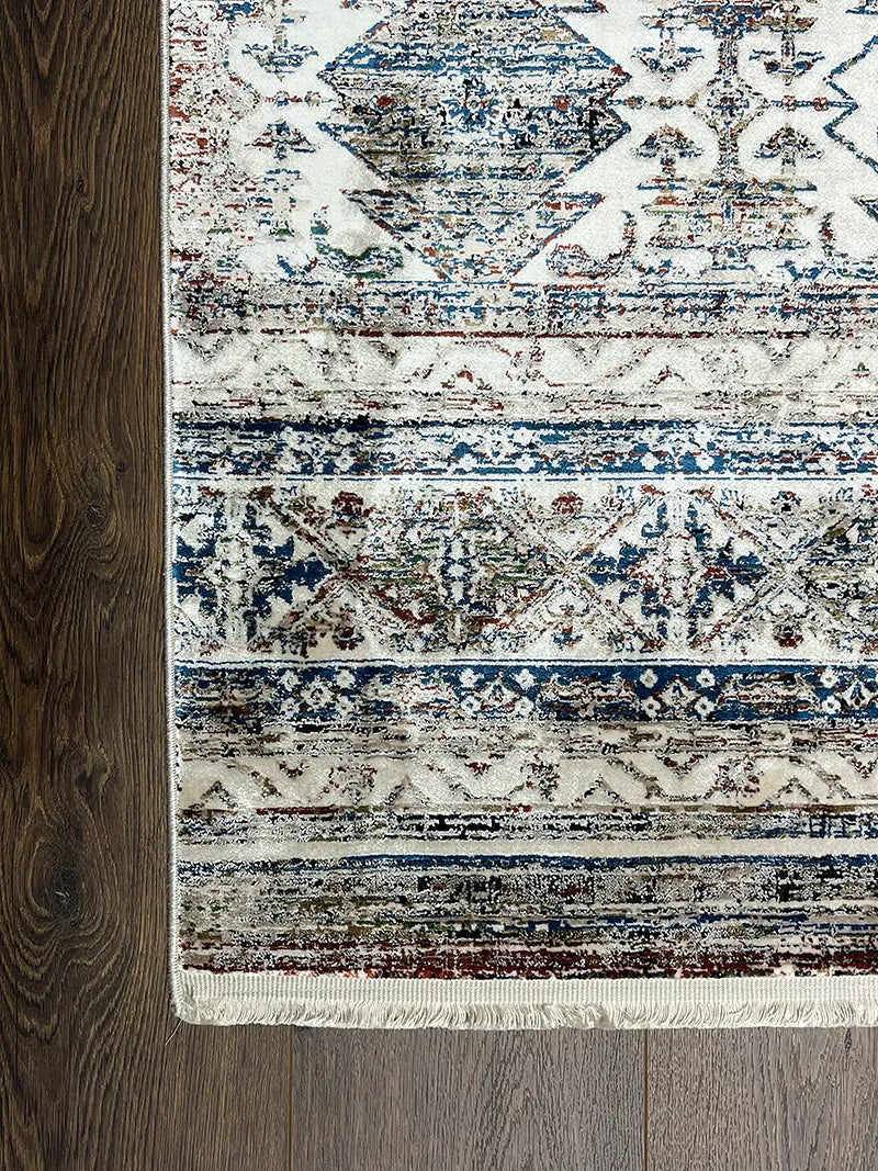 Khurgeen Serisi Bej Bambu Özel Tezgah Halısı