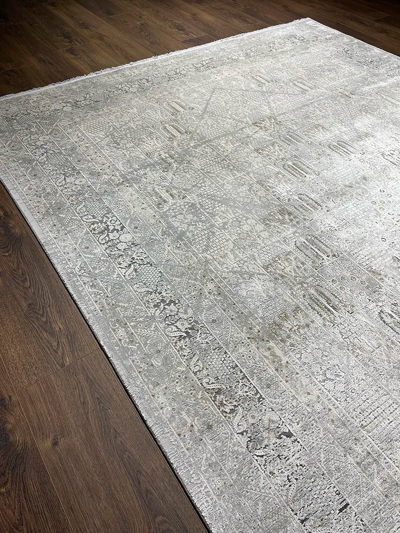 Apex Aura 2825 Gri Özel Tezgah Halısı