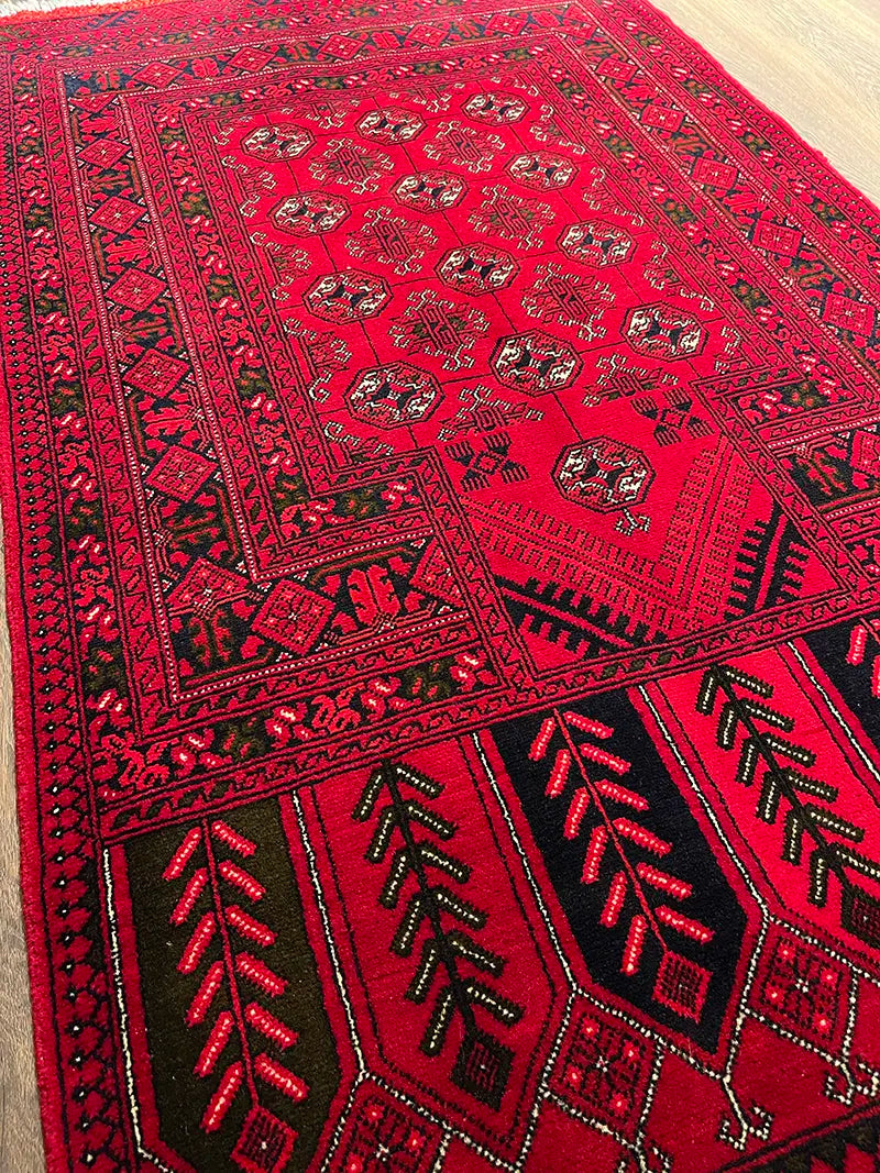 El Dokuma Afgan Bilicik Halısı Seccade