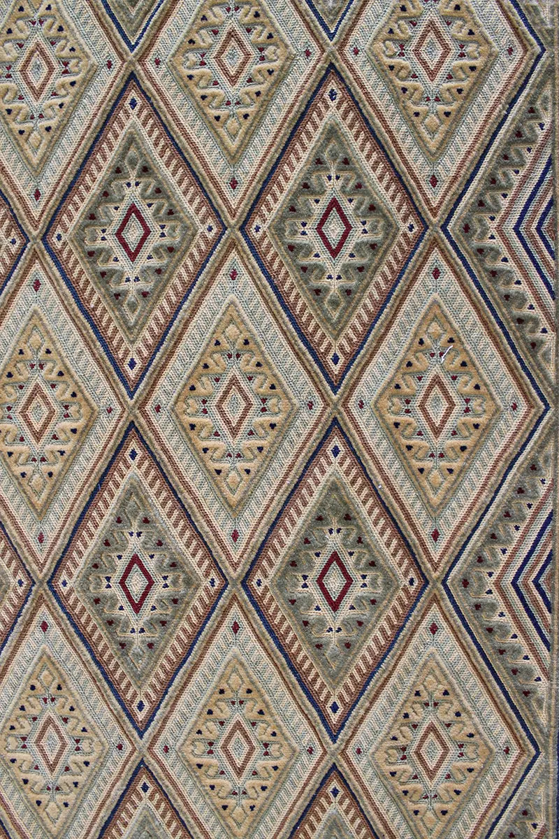 El Dokuma Afgan Berceste Kahve Yün Kilim