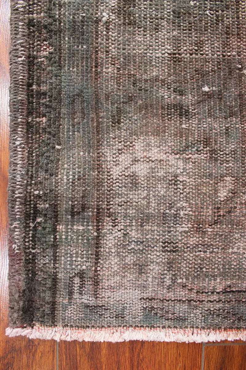 El Dokuma Kahve Vintage Halı