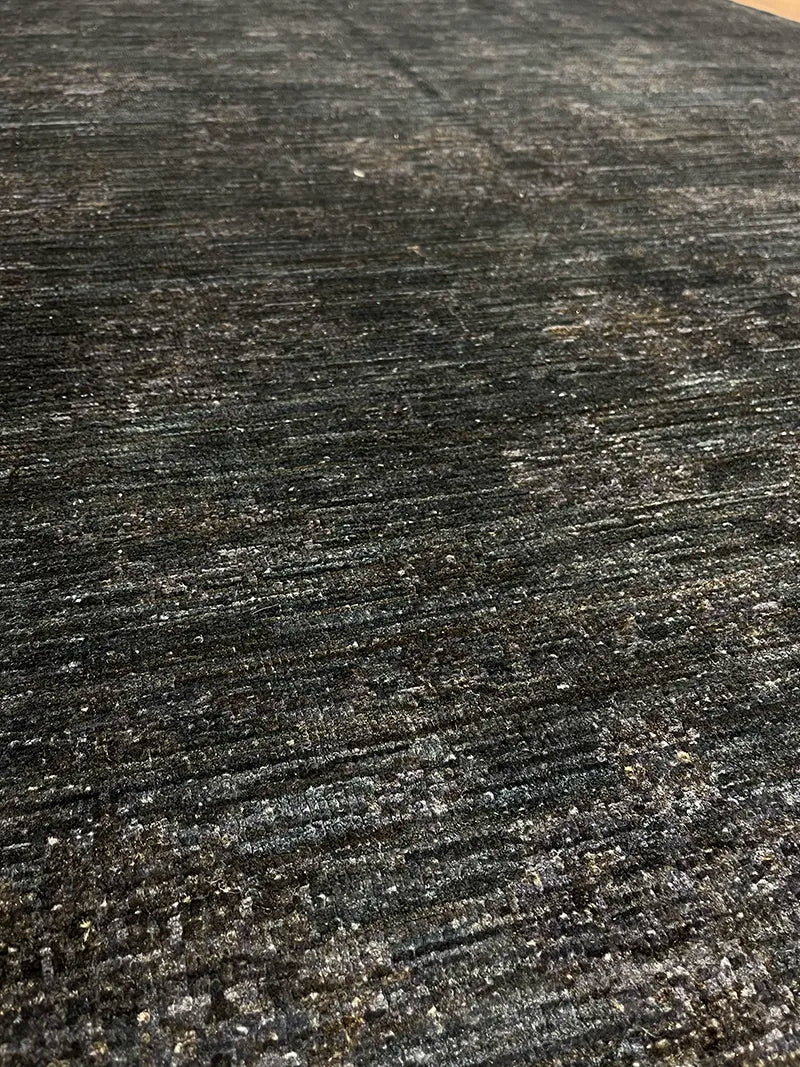 Overdye Serisi Eskitme El Dokuma Mavi Halı