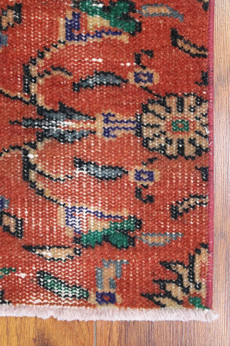 El Dokuma Natural Vintage Halı