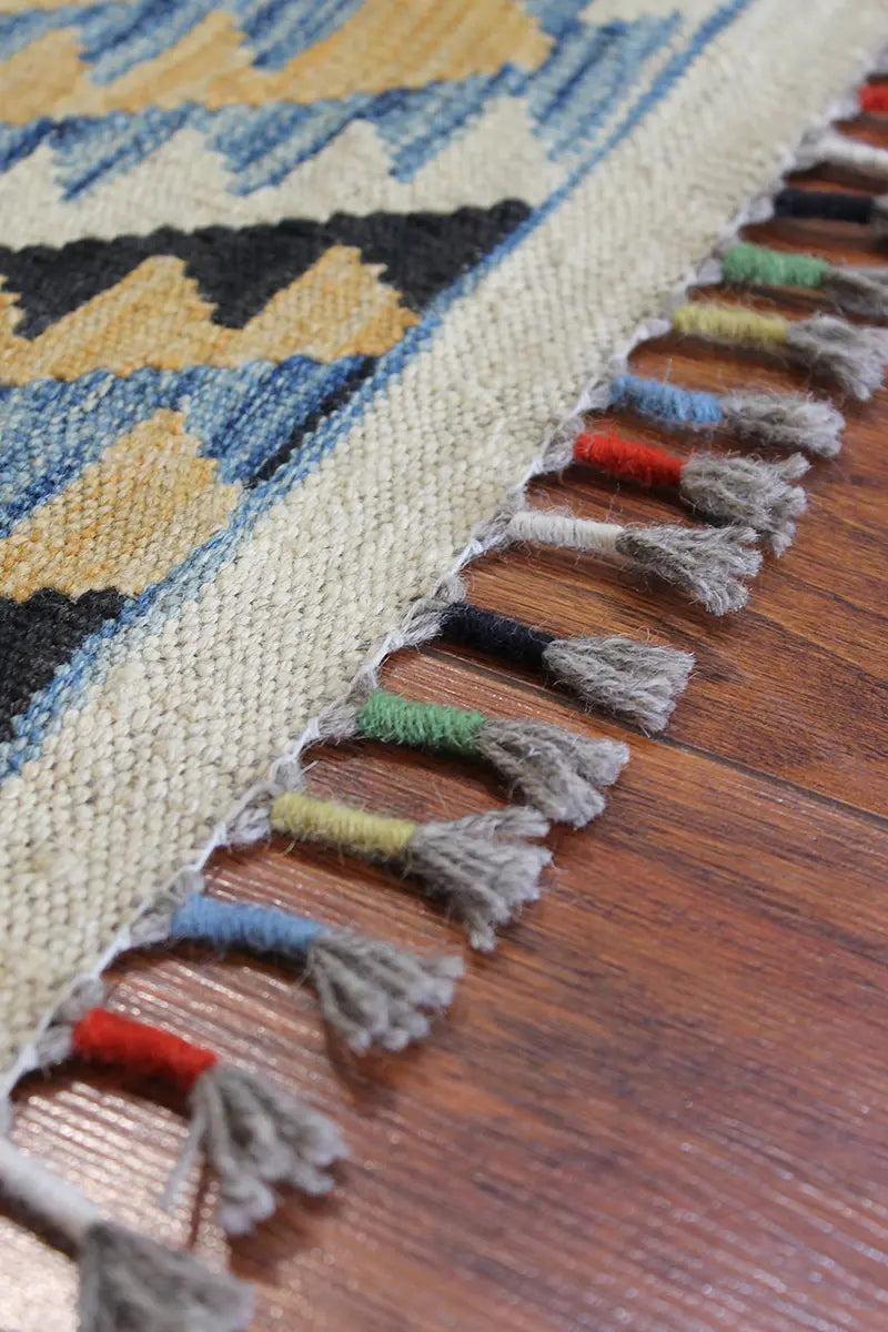 Natural El Dokuma Yün Afgan Kilim