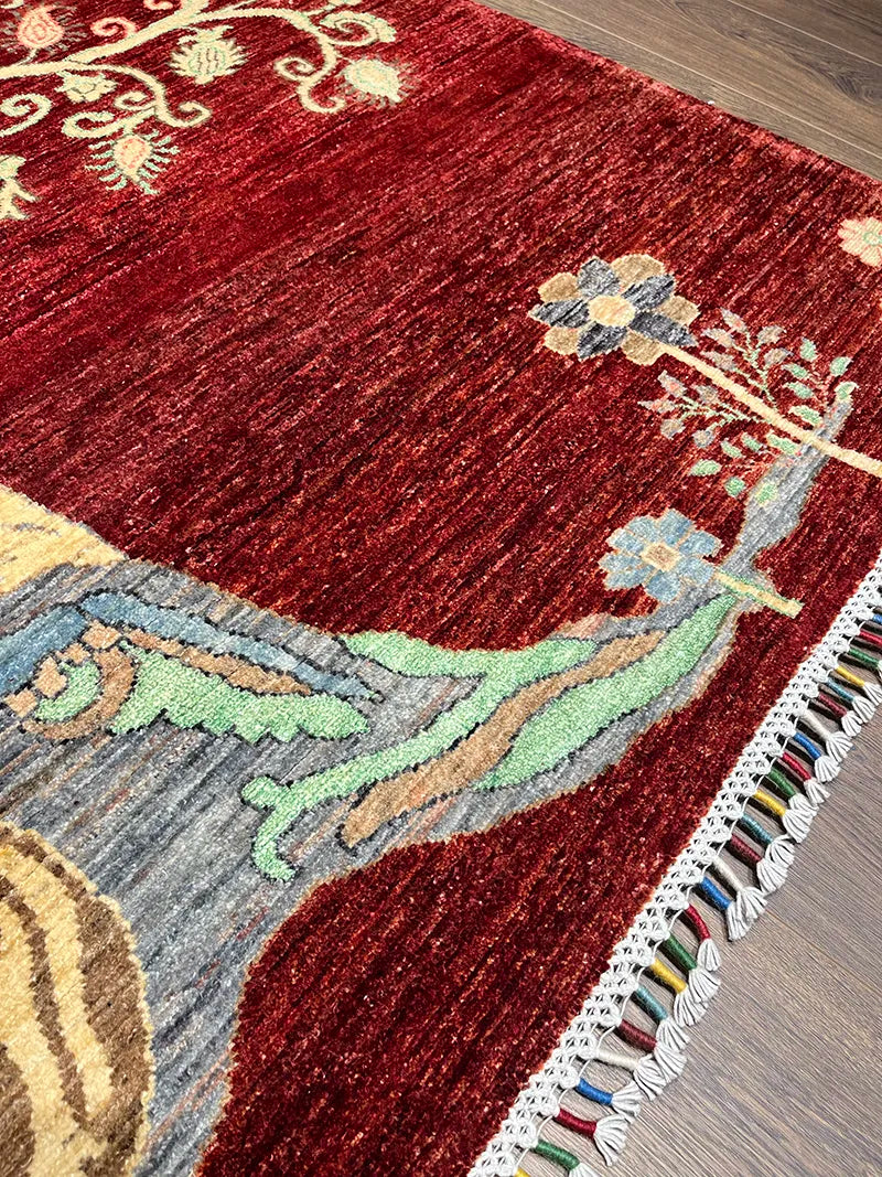 Anadolu Şal Desen Yün El Dokuma Halı