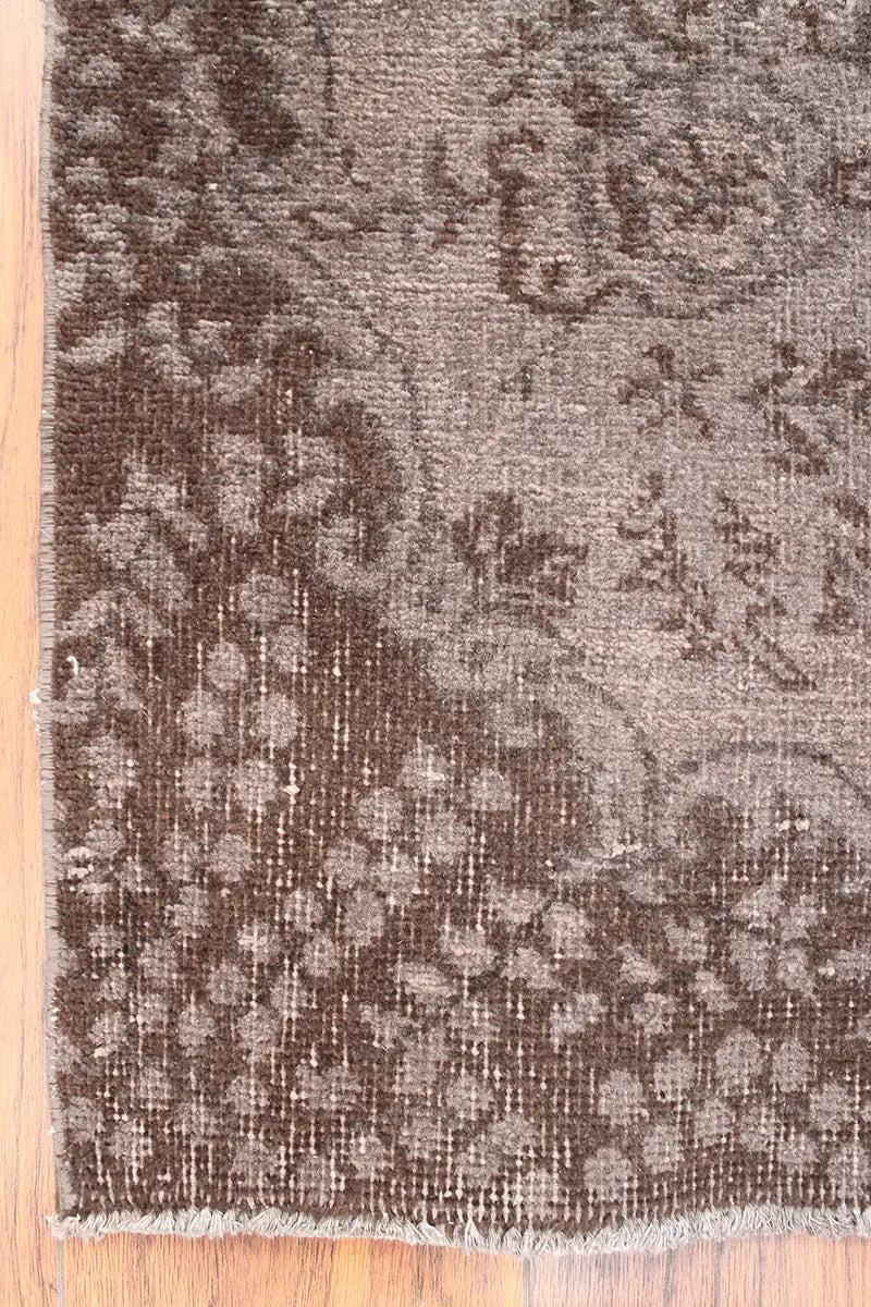 El Dokuma Kahve Vintage Halı
