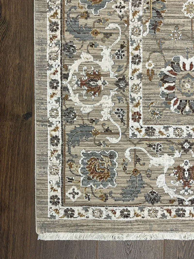 Hera Serisi Bej Bambu Özel Tezgah Halısı