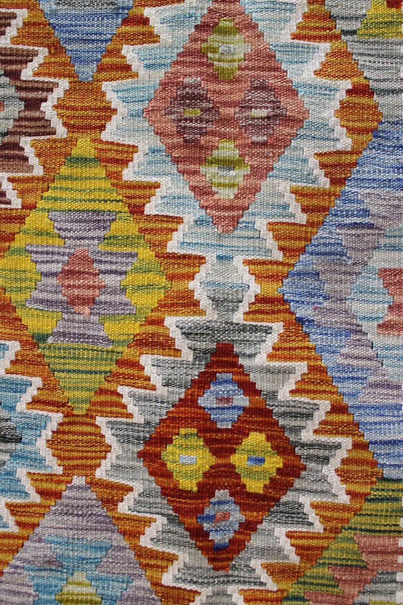 Natural El Dokuma Yün Afgan Kilim