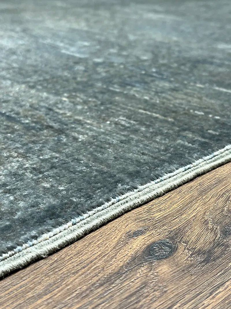 Overdye Serisi Eskitme El Dokuma Yeşil Halı