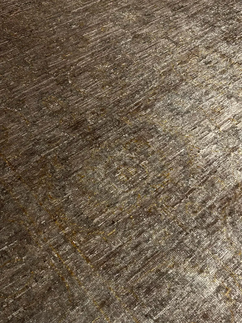 Overdye Serisi Eskitme El Dokuma Kahve Halı