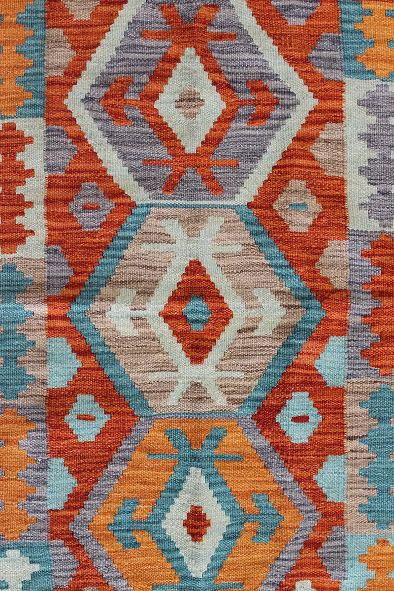 Natural El Dokuma Yün Afgan Kilim