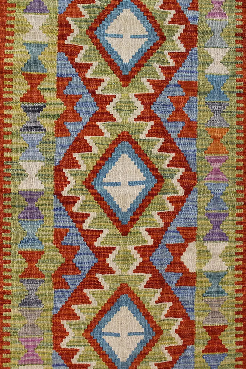 Natural El Dokuma Yün Afgan Kilim