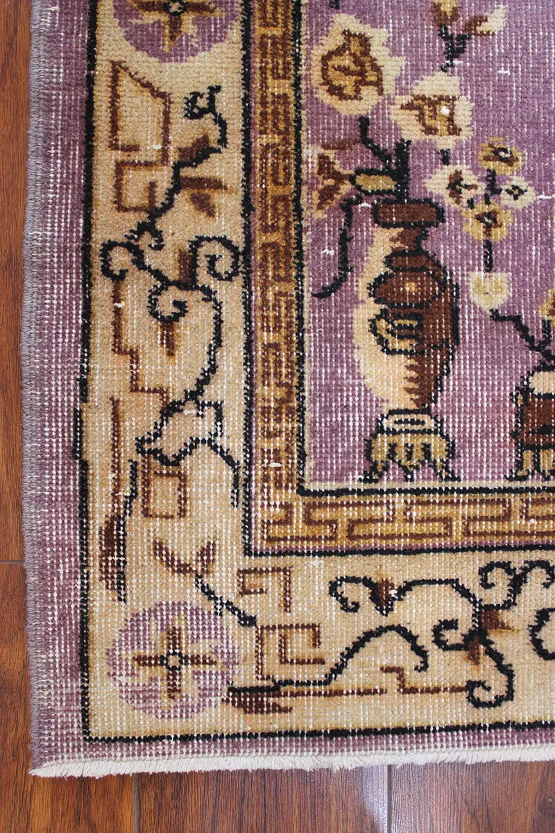 El Dokuma Natural Vintage Halı