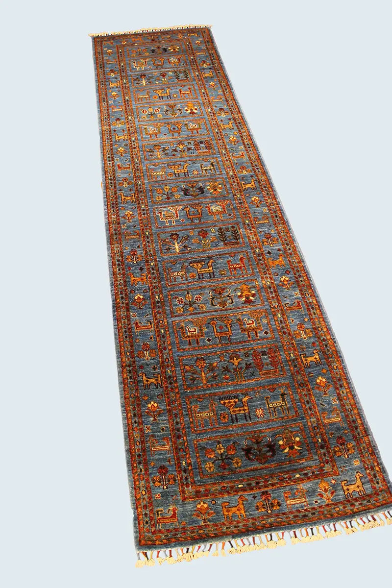 Anadolu Şal Desen Yün El Dokuma Halı Yolluk