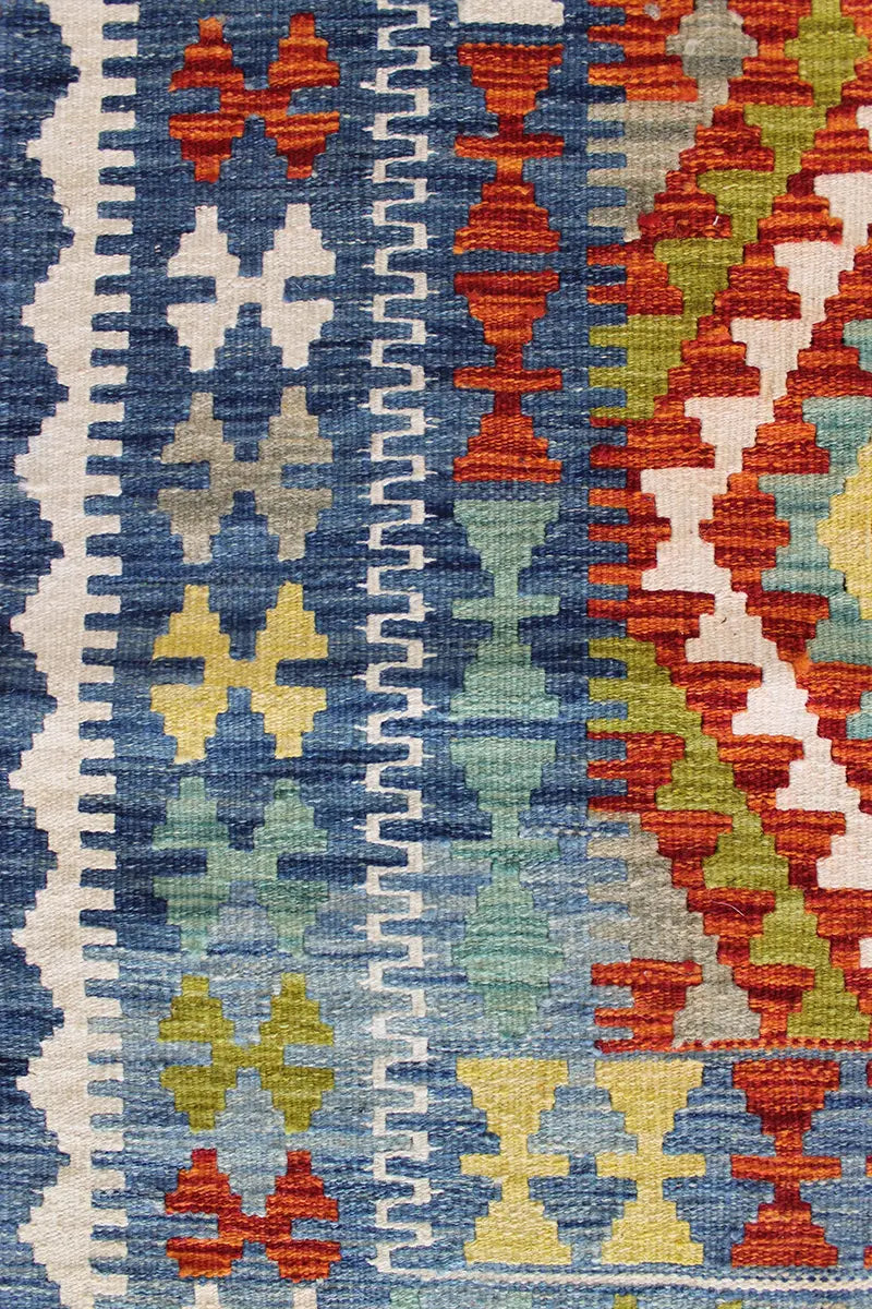 Natural El Dokuma Yün Afgan Kilim