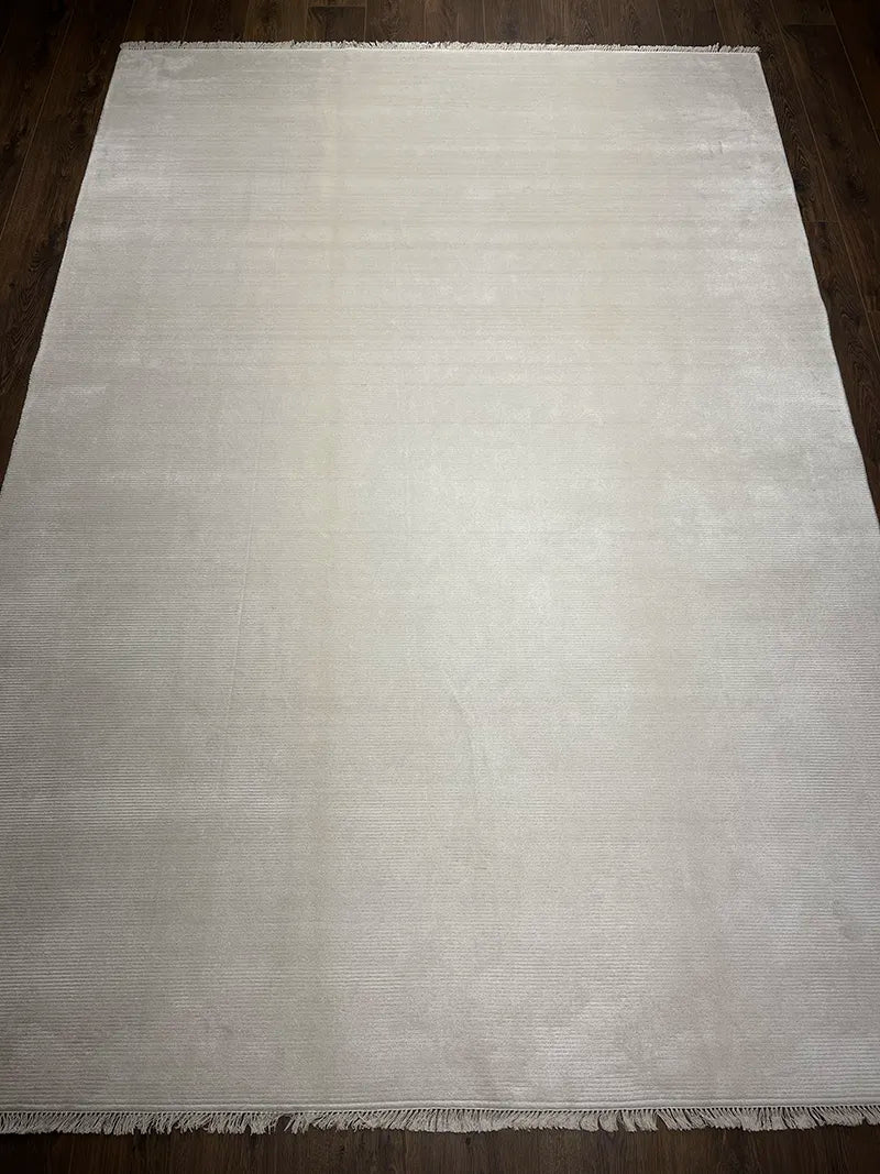 Modern Düz Krem Bambu Özel Tezgah Halısı