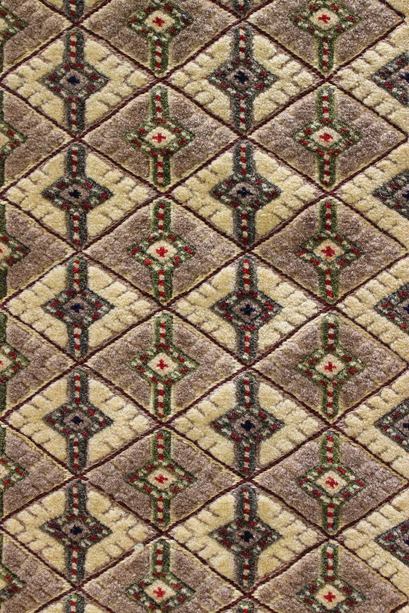 El Dokuma Afgan Berceste Bej Yün Kilim