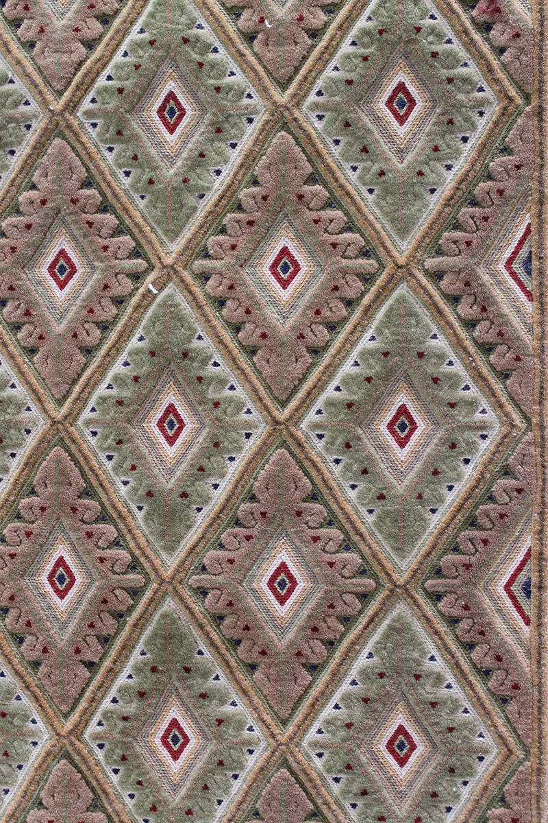 El Dokuma Afgan Berceste Kahve Yün Kilim