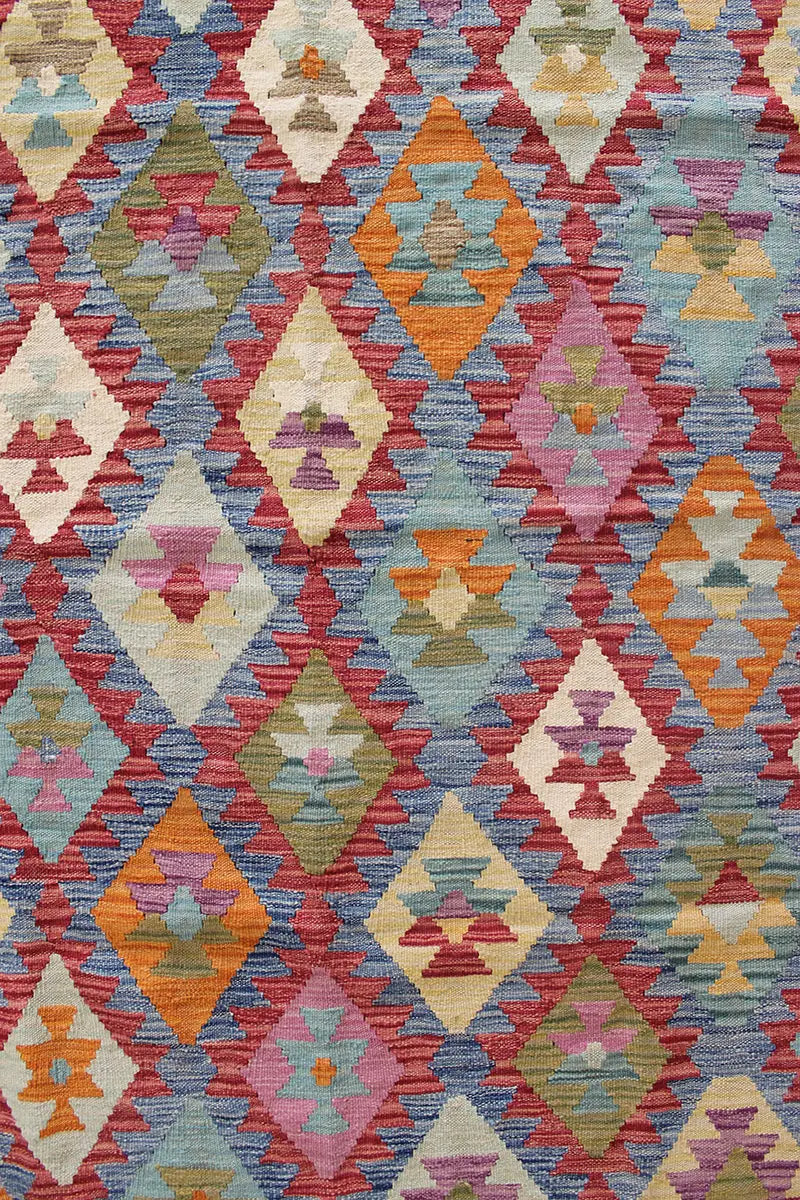 Natural El Dokuma Yün Afgan Kilim